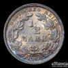 German Empire, 1/2 Mark 1915 F, Stuttgart, nicely toned, UNC