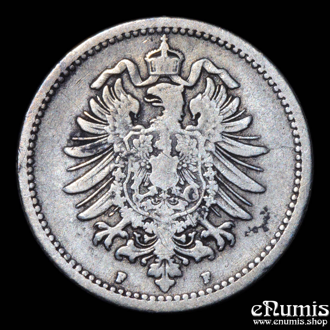 German Empire, 50 Pfennig 1875 F, Stuttgart, Scarce!, VF German Empire, 50 Pfennig 1875 F, Stuttgart, Scarce!, VF