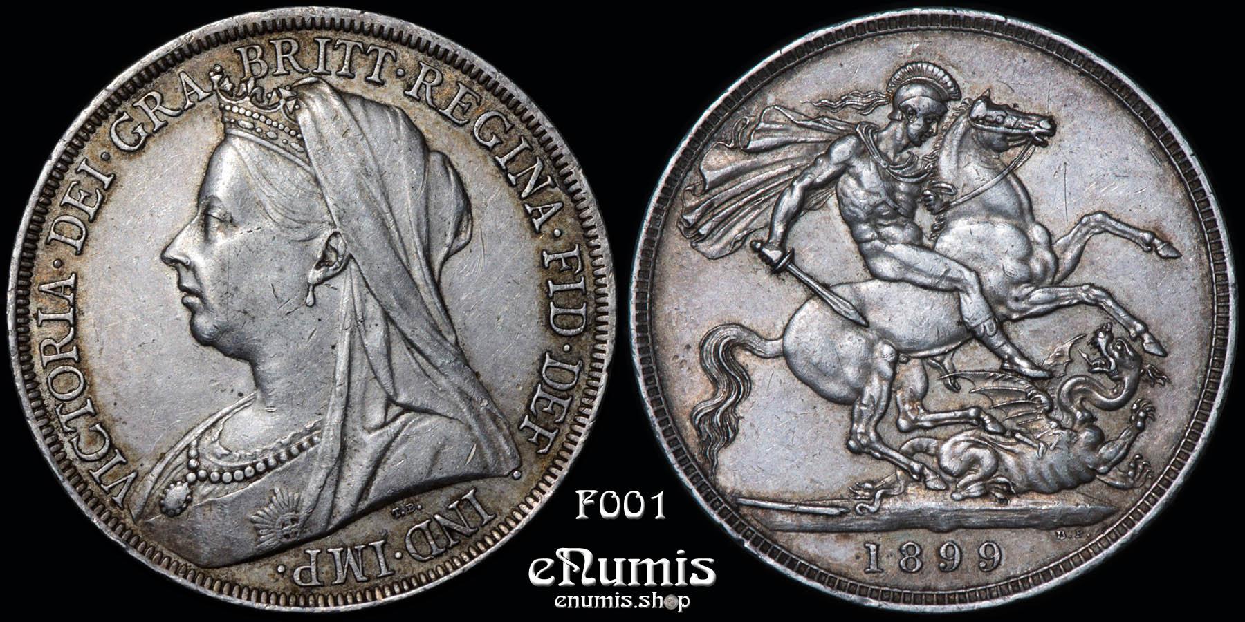 Great Britain, Victoria, Crown 1899, LXII, 2E - Scarce!, XF-UNC