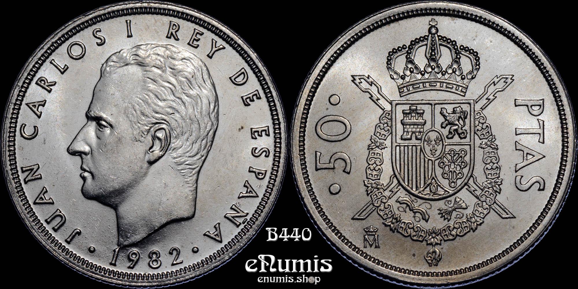 SPAIN, Juan Carlos I, 50 Pesetas 1982, UNC