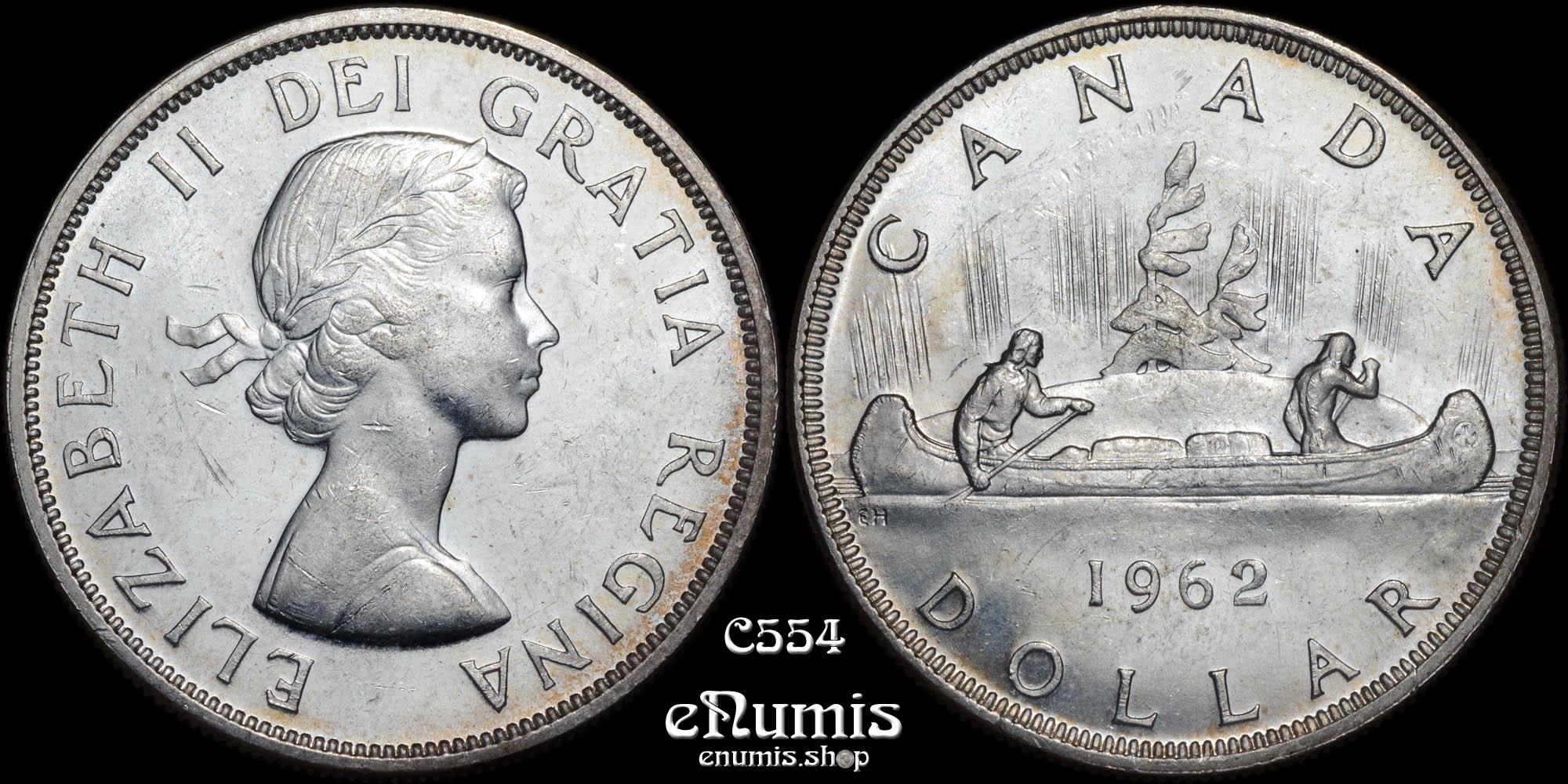 CANADA, Elizabeth II, Dollar 1962, UNC
