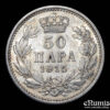 SERBIA, Peter I, 50 Para 1915, aUNC