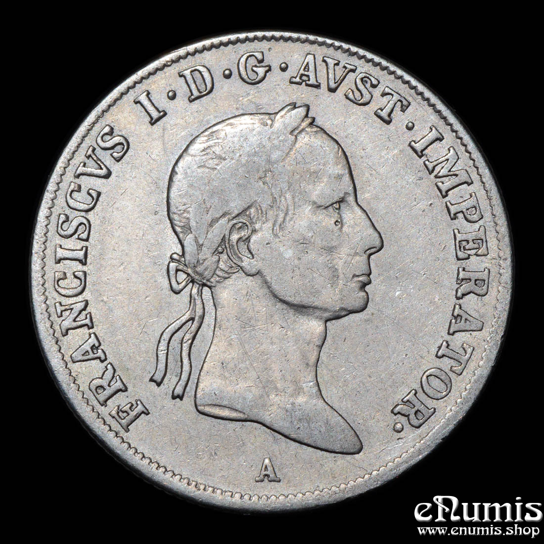 AUSTRIA, Franz I, 20 Kreuzer 1832 A, VF-XF