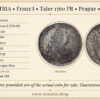 AUSTRIA, Franz I, Taler 1760 PR, Prague, XF+ AUSTRIA, Franz I, Taler 1760 PR, Prague, XF+