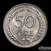 SWEDEN, Gustaf V, 50 Ore 1940, UNC