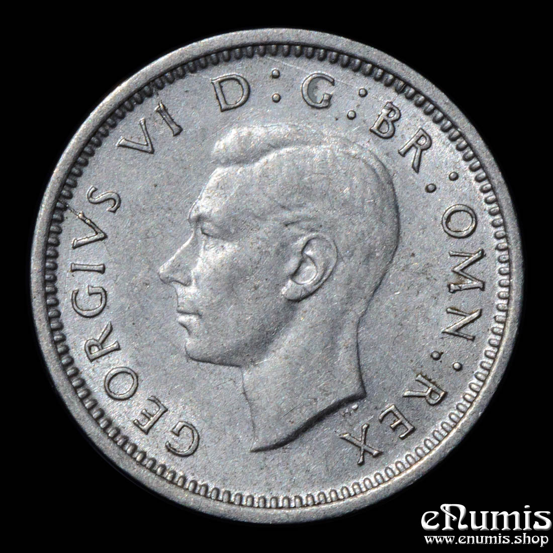 Great Britain, George VI, 3 Pence 1941, UNC