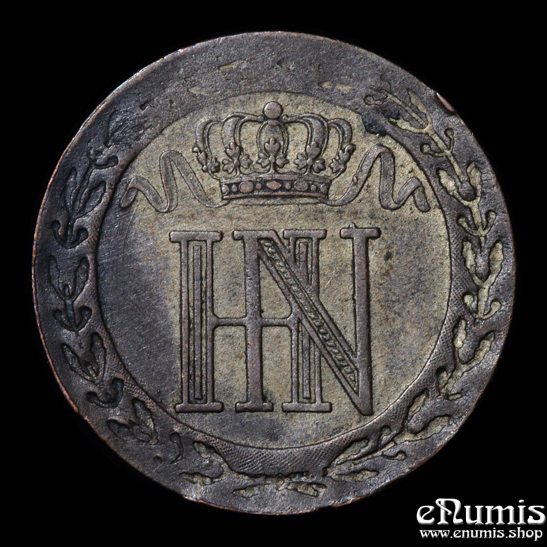 Germany, Westphalia, Jerome Napoleon, 20 Centimes 1812, XF