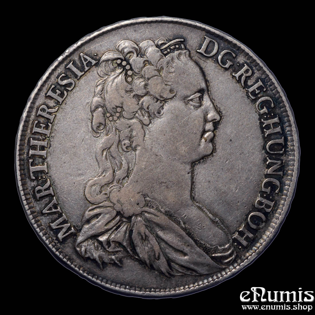 AUSTRIA, Maria Theresa, Taler 1741, toned, aXF