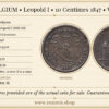 BELGIUM, Leopold I, 10 Centimes 1847, VF+