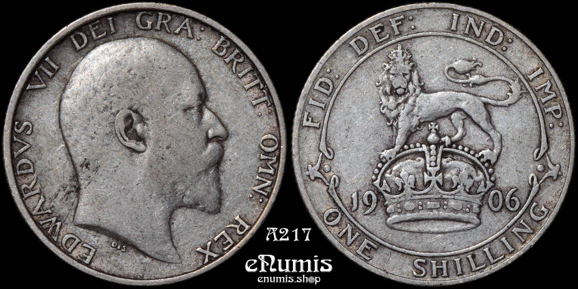 Great Britain, Edward VII, Shilling 1906, VF