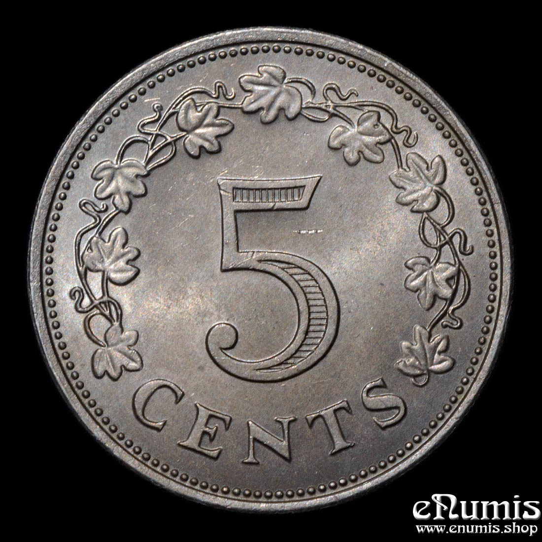 Malta, 5 Cents 1972, UNC Malta, 5 Cents 1972, UNC