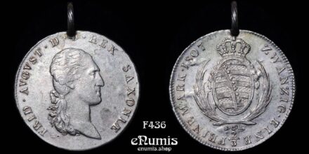 GERMANY SAXONY, Friedrich August I, 2/3 Taler 1807 SGH, XF
