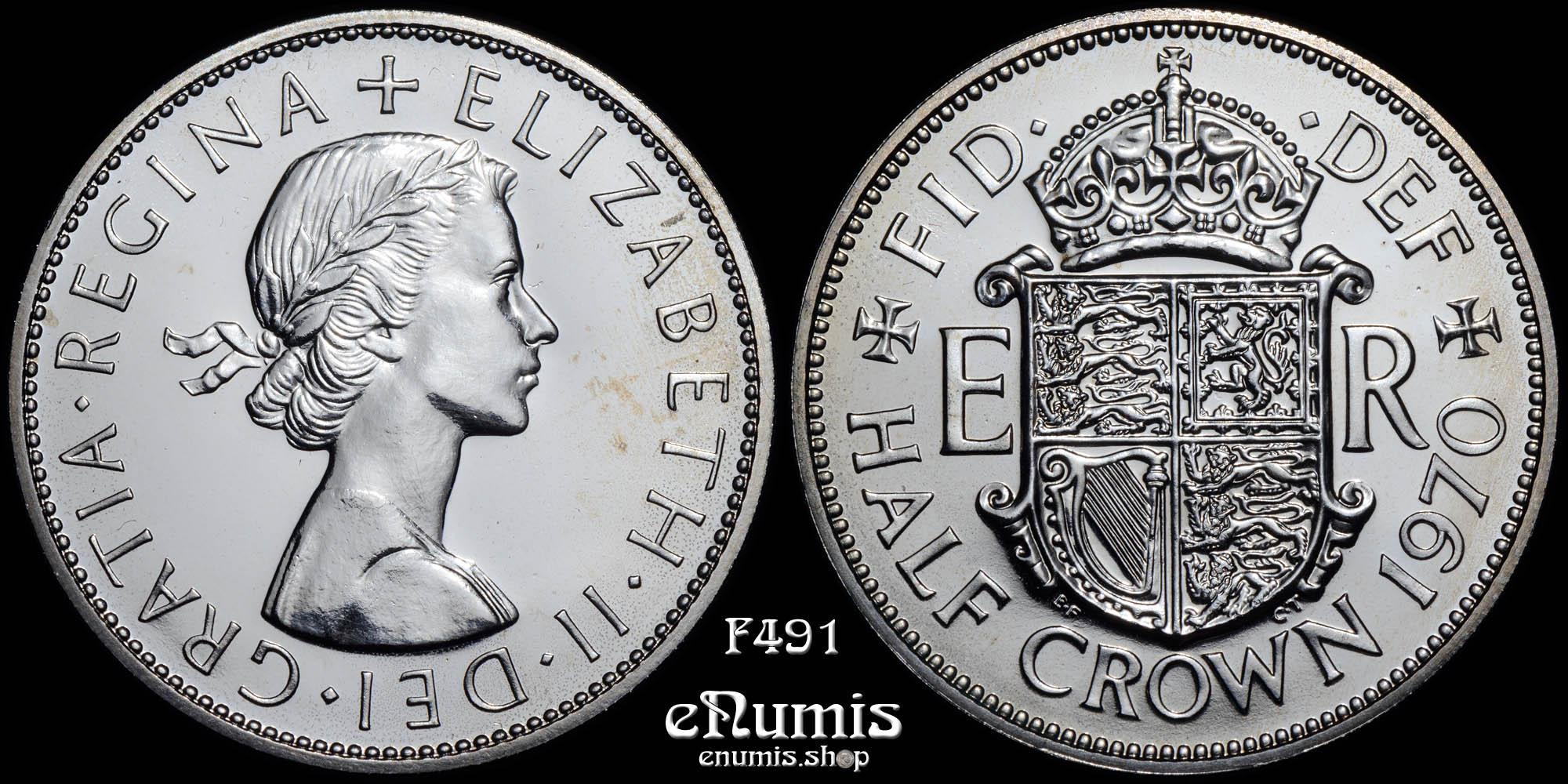 Great Britain, Elizabeth II, Halfcrown 1970, PROOF