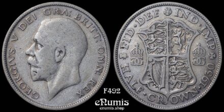 Great Britain, George V, Halfcrown 1930, rarest year, F/aVF