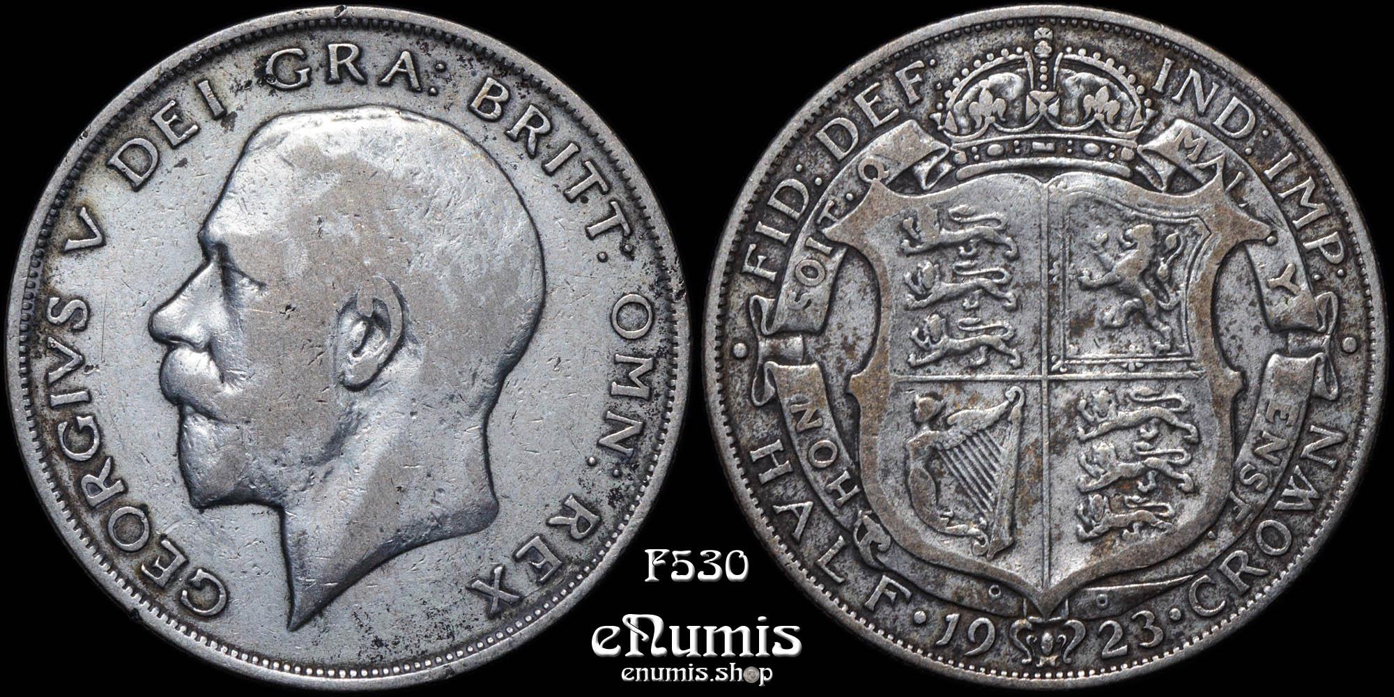 Great Britain, George V, Halfcrown 1923, VF/VF+