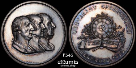 Great Britain, Victoria, Silver The Times Centenary Medal 1885, UNC