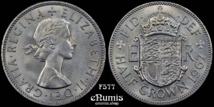 Great Britain, Elizabeth II, Halfcrown 1967, UNC