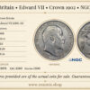 Great Britain, Edward VII, Crown 1902, NGC MS 62