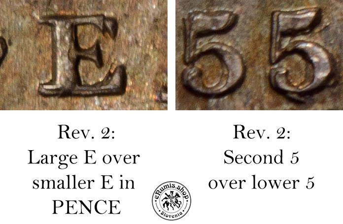 Great Britain, Victoria, 4 Pence 1855, Groat, variety, PCGS MS 64