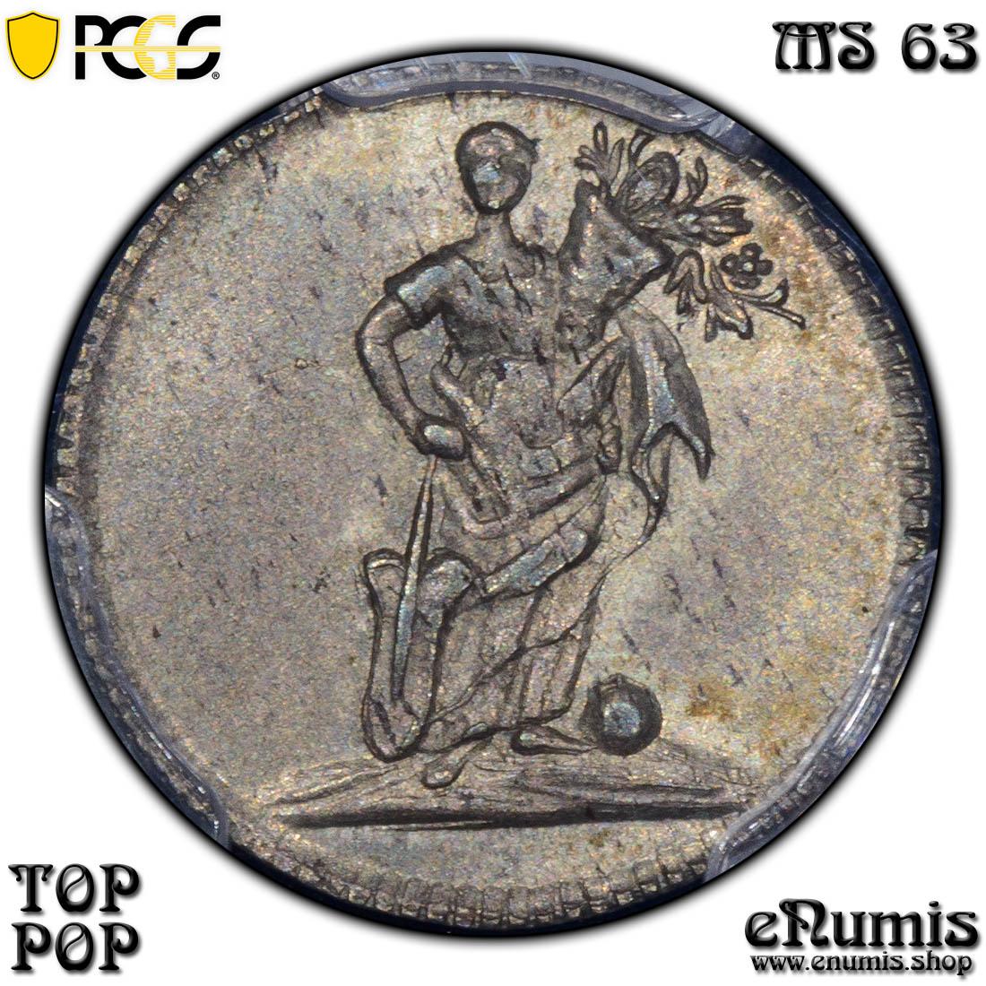 Germany, Lowenstein-Wertheim-Rochefort, Kreuzer 1790, Top Pop, PCGS MS 63