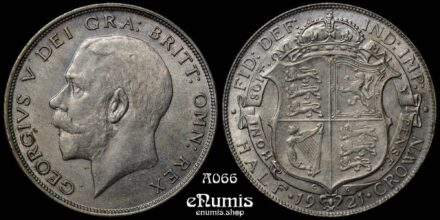 Great Britain, George V, Halfcrown 1921, Die clash, toned, aUNC