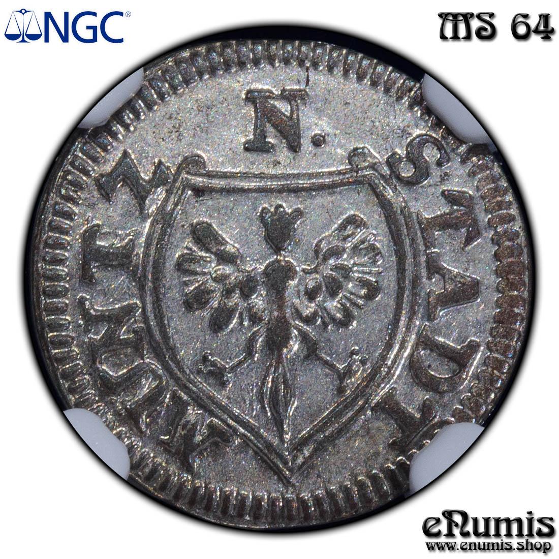 Germany, Nurnberg, Joseph II, 4 Pfennig 1765, NGC MS 64