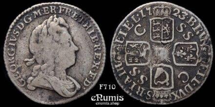 Great Britain, George I, 6 Pence 1723 CSS, Sixpence, aVF