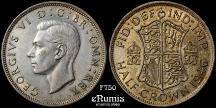 Great Britain, George VI, Halfcrown 1946, silver, XF+/UNC