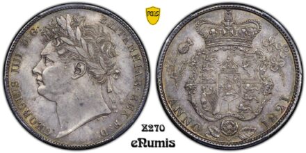 Great Britain, George IV, Halfcrown 1821, PCGS MS 63