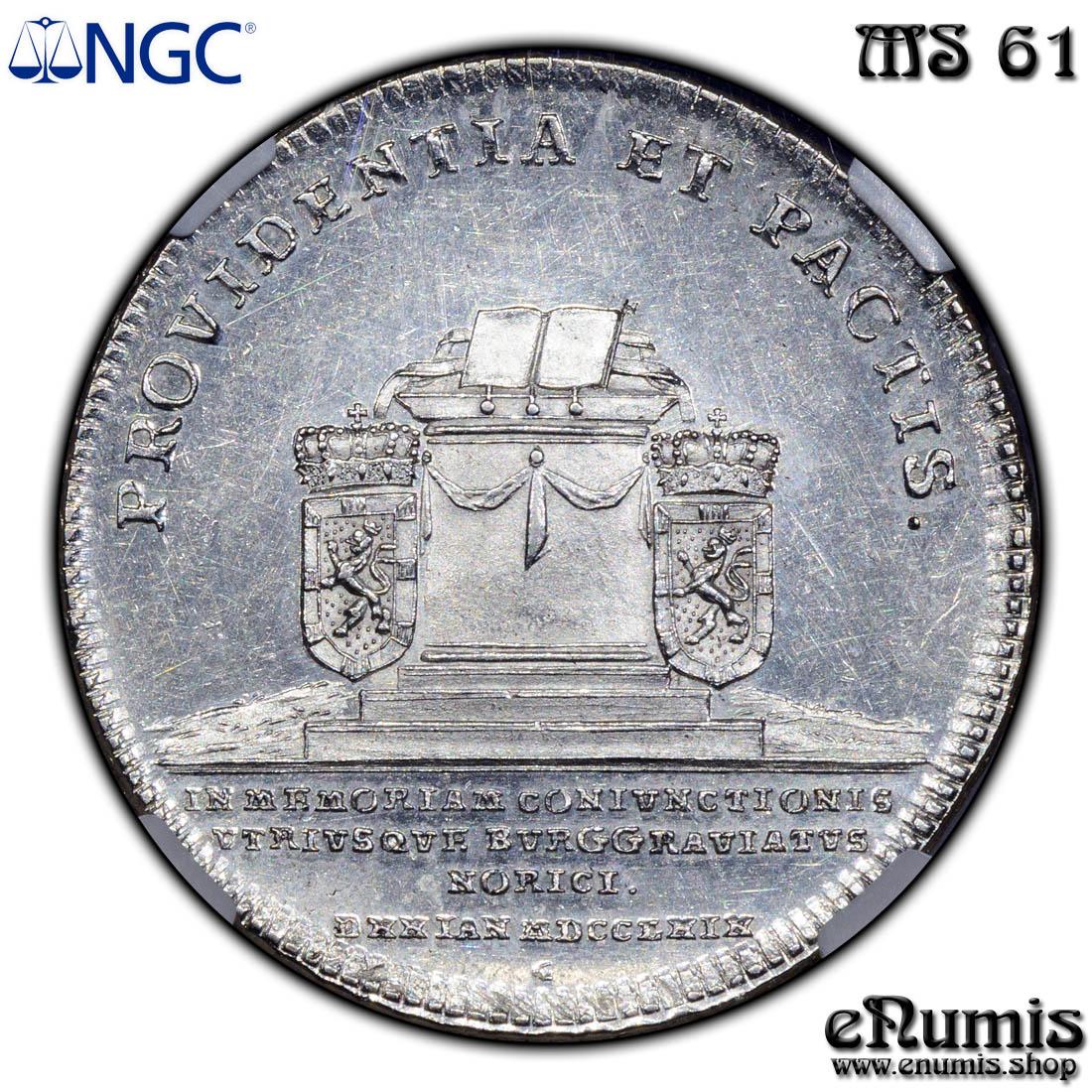 Germany, Brandenburg Ansbach, Alexander, Taler 1769, NGC MS 61