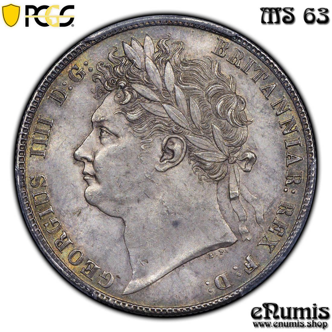Great Britain, George IV, Halfcrown 1821, PCGS MS 63 Great Britain, George IV, Halfcrown 1821, PCGS MS 63