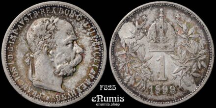 AUSTRIA, Franz Joseph I, 1 Corona 1899, aXF