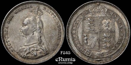 Great Britain, Victoria, Shilling 1887, toned, UNC