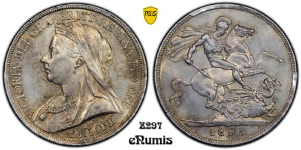 Great Britain, Victoria, Crown 1893, LVI, PCGS MS 63