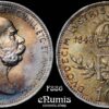 AUSTRIA, Franz Joseph I, 1 Corona 1908, 60th Anniversary of Reign, UNC