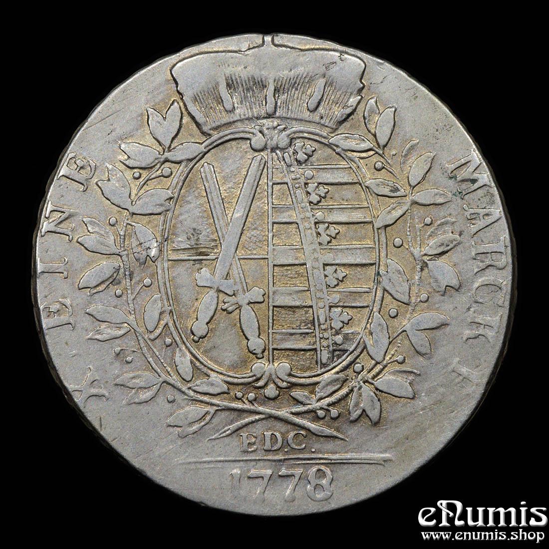 Germany, Saxony, Friedrich August III, Taler 1778, VF+