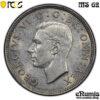 Great Britain, George VI, Florin 1937, undergraded, PCGS MS 62