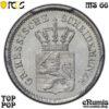 Germany, Hesse Darmstadt, Ludwig III, Kreuzer 1863, Top Pop, PCGS MS 66 Germany, Hesse Darmstadt, Ludwig III, Kreuzer 1863, Top Pop, PCGS MS 66