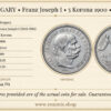 HUNGARY, Franz Joseph I, 5 Korona 1900, aXF