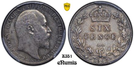 Great Britain, Edward VII, Sixpence 1902, Proof, PCGS PR 63