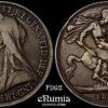 Great Britain, Victoria, Crown 1897, LXI, toned, VF Great Britain, Victoria, Crown 1897, LXI, toned, VF