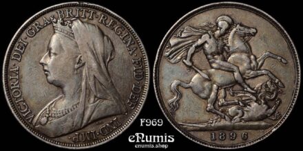 Great Britain, Victoria, Crown 1896, LX, 2+A, Scarce, toned, aXF