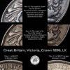 Great Britain, Victoria, Crown 1896, LX, 2+A, Scarce, toned, aXF