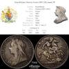 Great Britain, Victoria, Crown 1897, LXI, toned, VF Great Britain, Victoria, Crown 1897, LXI, toned, VF