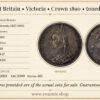 Great Britain, Victoria, Crown 1890, toned, XF