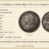 Great Britain, Victoria, Crown 1896, LX, 2+A, Scarce, toned, aXF