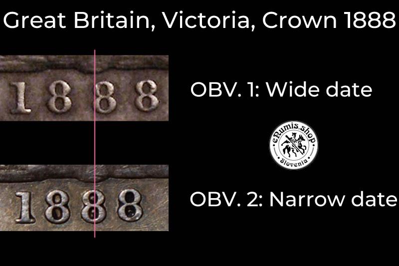 Great Britain, Victoria, Crown 1888