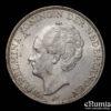 NETHERLANDS, Wilhelmina, 2 1/2 Gulden 1929, mint error, UNC