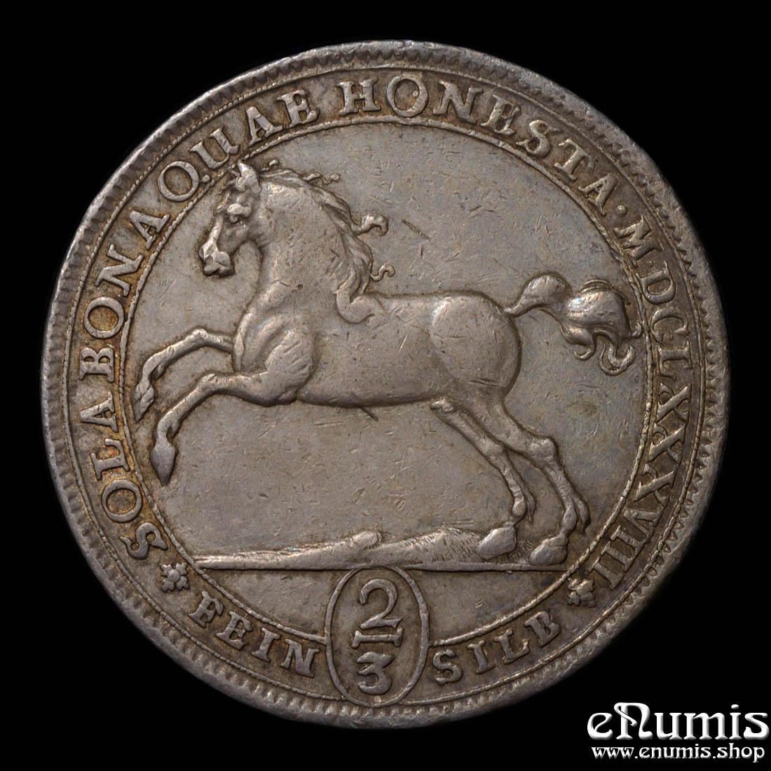 Germany, Brunswick Luneburg Calenberg, 2/3 Taler 1688, Rare!, XF+