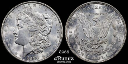 USA, $1 Morgan Dollar 1890, Philadelphia, UNC